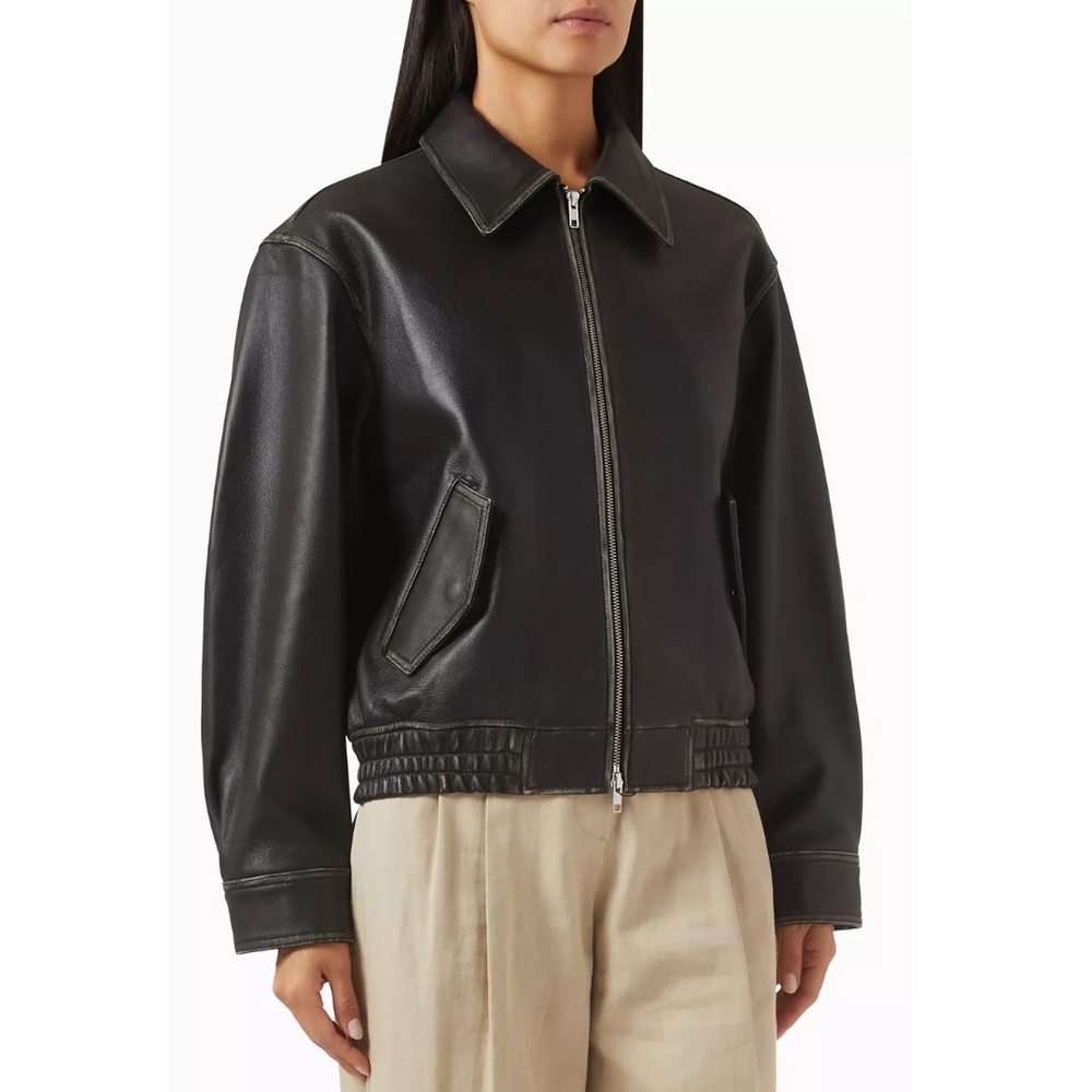 DUNST Blouson Leather Jacket XS S